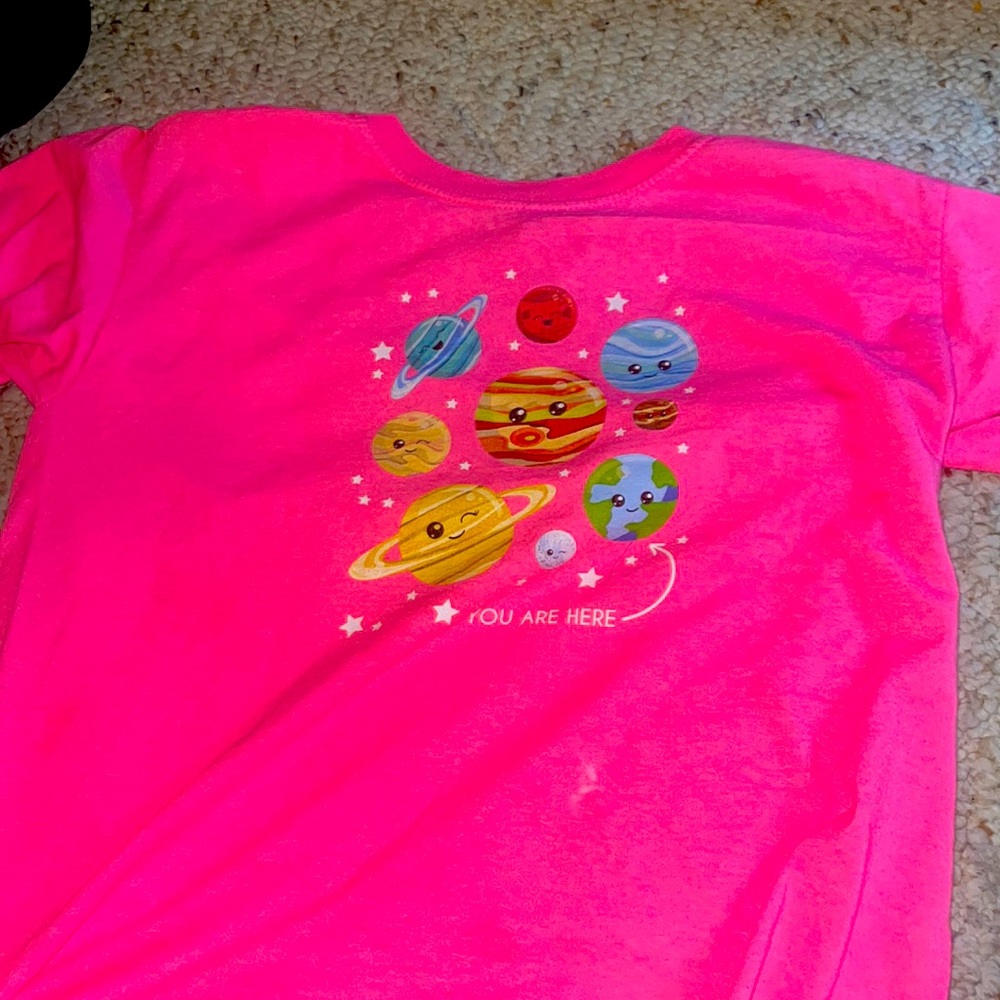 Cute little tee shirt for kids who love space!